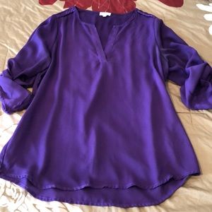 Vibrant purple top!